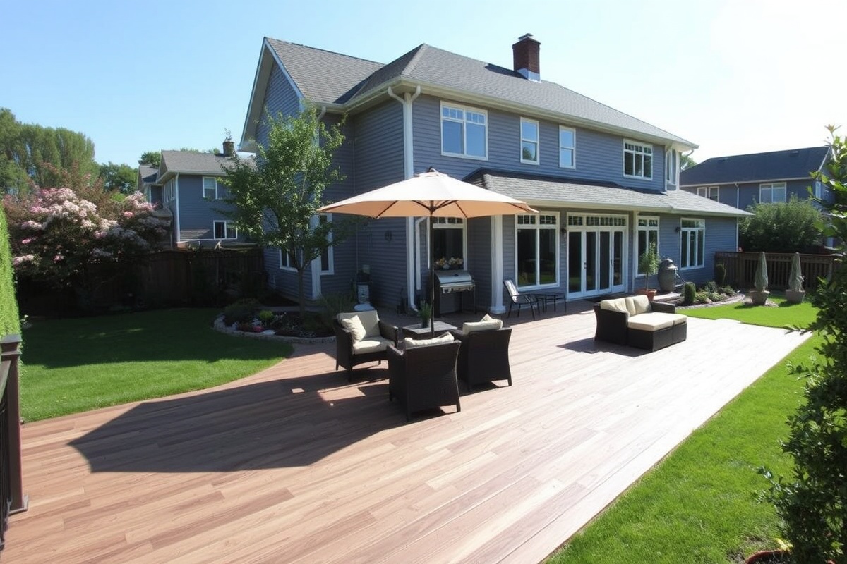 The Versatility of 5 4 x 6 Composite Decking in Landscape Design