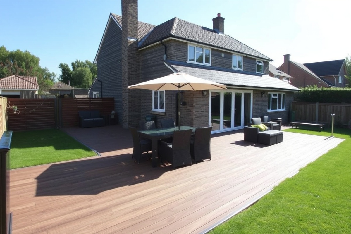 The Versatility of 5m Composite Decking in Home Improvement Projects