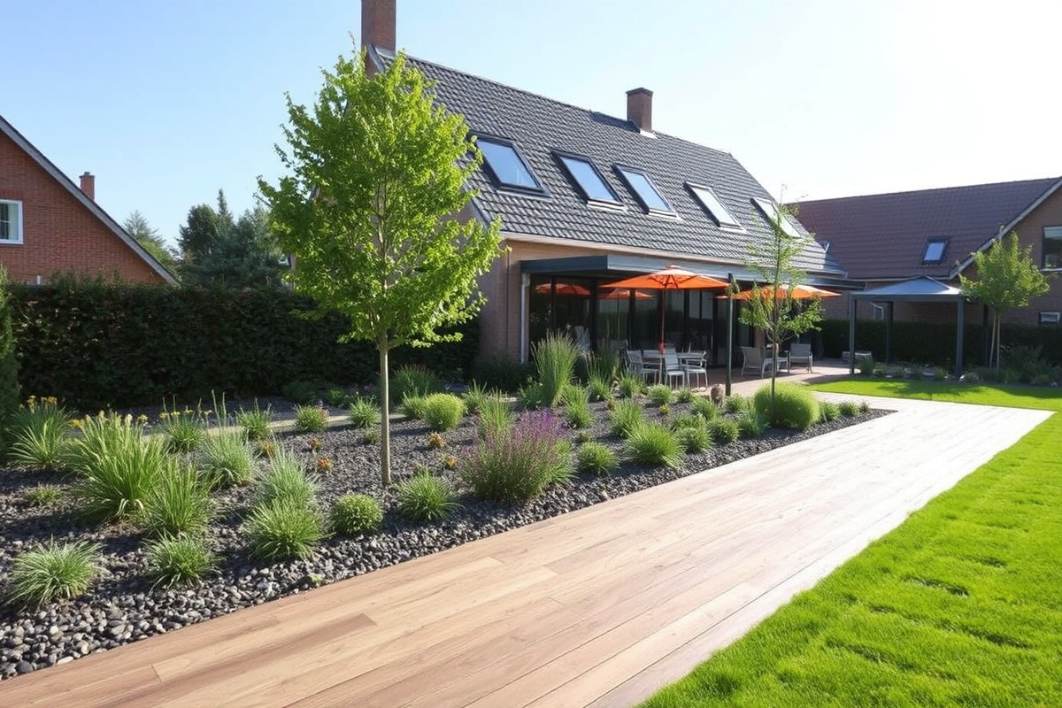 The Versatility of Anthrazit WPC Dielen in Landscape Design