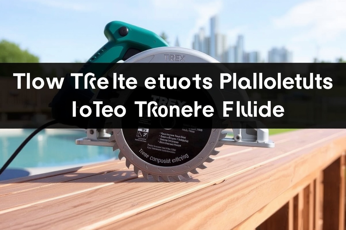 Tips for Cutting TREX Composite Decking with the Perfect Saw Blade