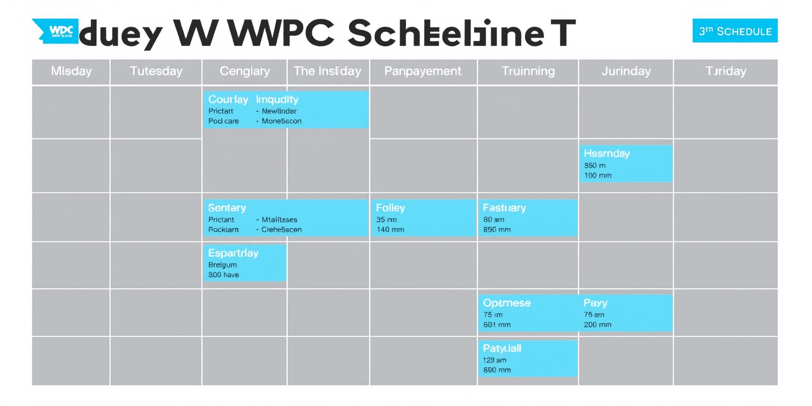 Today’s WPC Schedule Overview: Insights and Opportunities