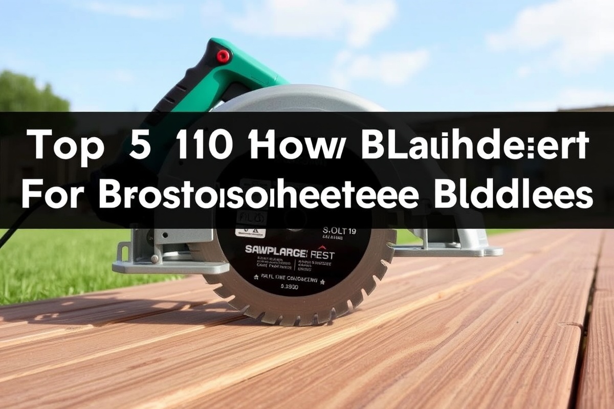 Top 5 10 Saw Blades for Cutting Composite Decking Materials