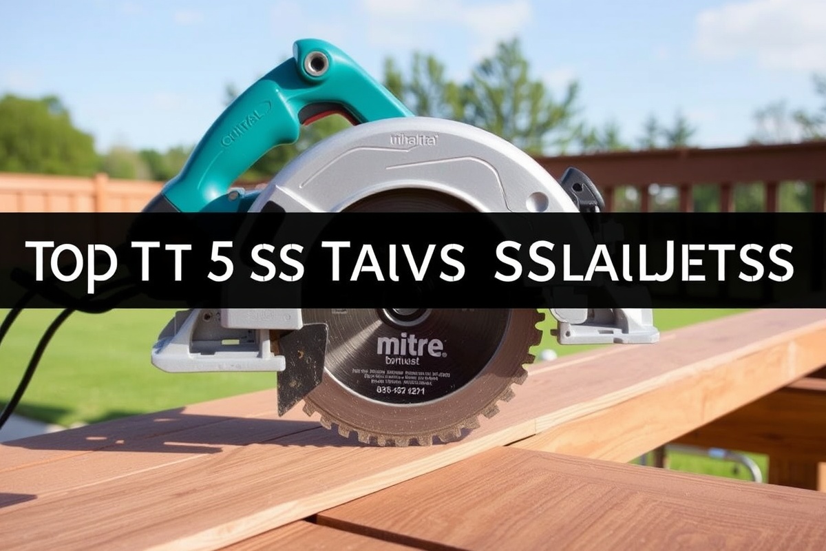 Top 5 Mitre Saw Blades for Working with Composite Decking