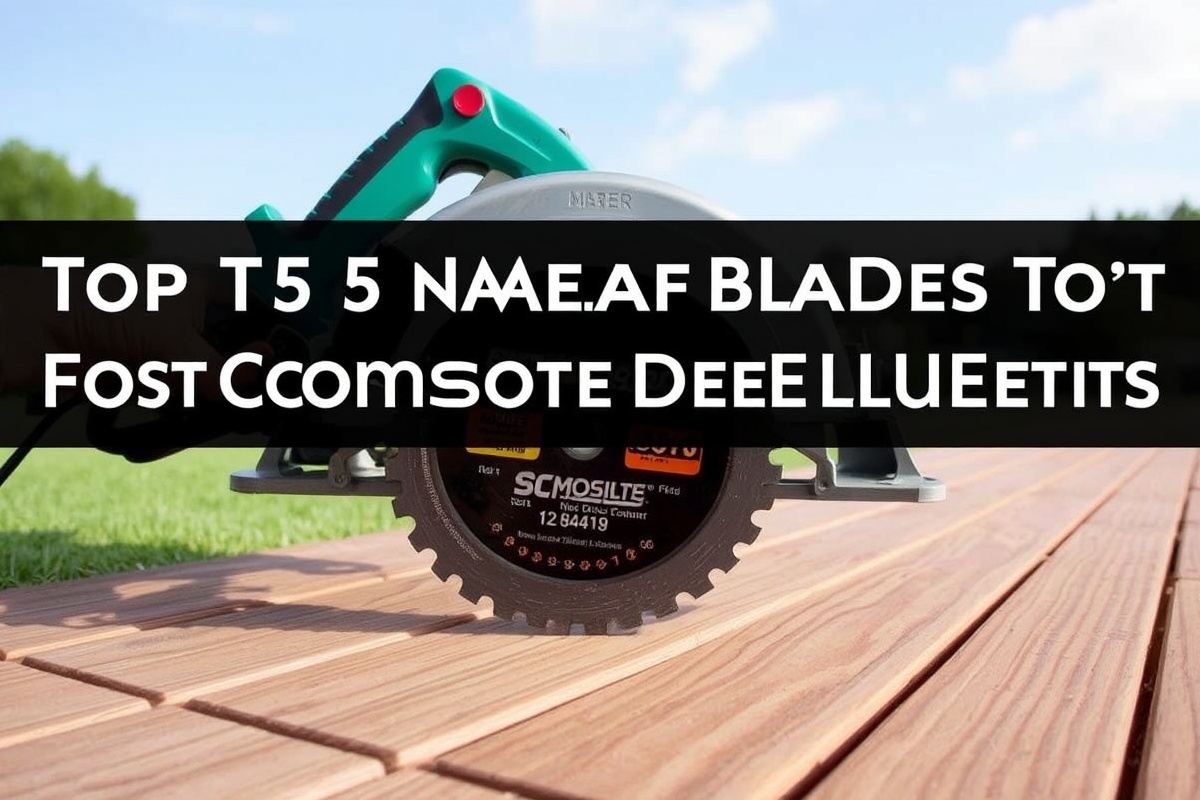 Top 5 Saw Blades for Cutting Composite Decking Materials