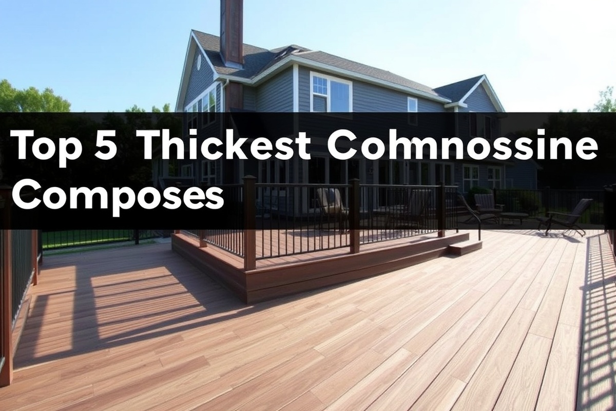 Top 5 Thickest Composite Decking Options