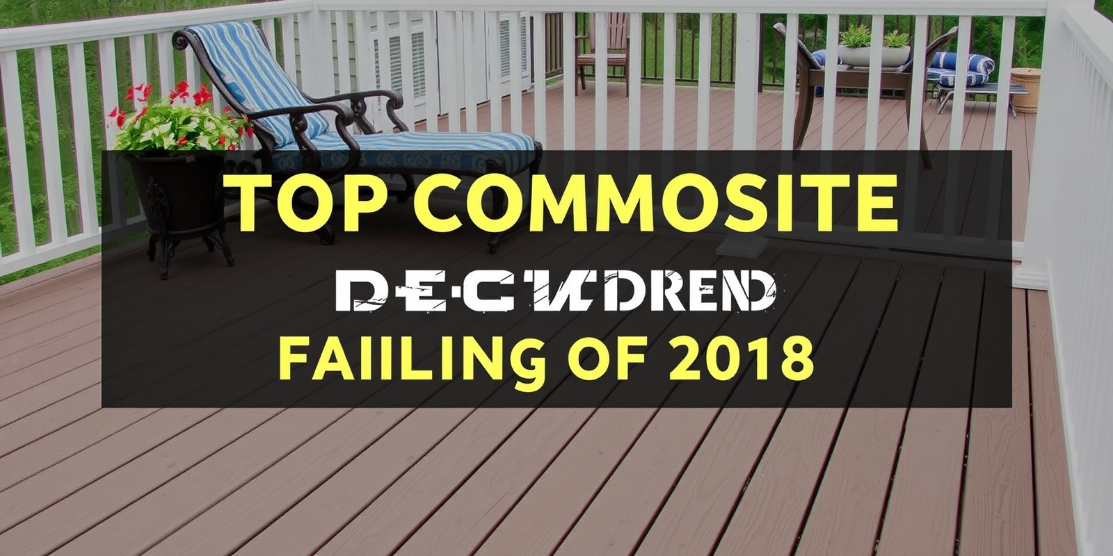 Top Composite Decking Failures of 2018: What You Need to Know