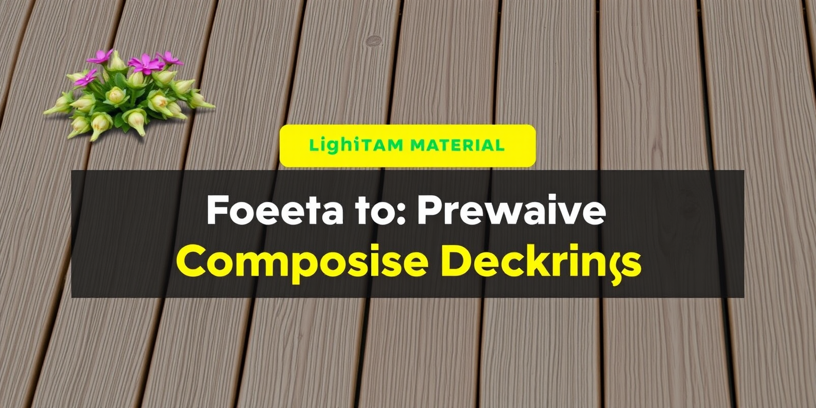 Top Tips for Preserving Composite Decking Materials