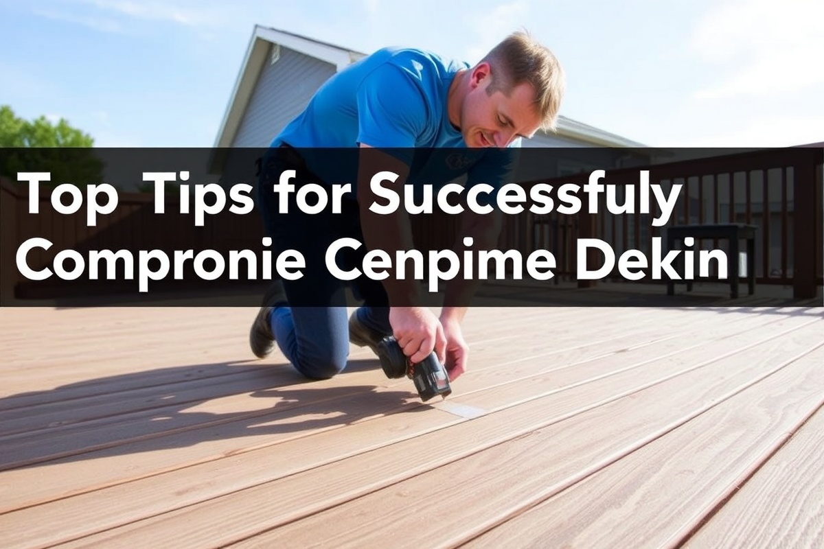 Top Tips for Successfully Installing Composite Decking