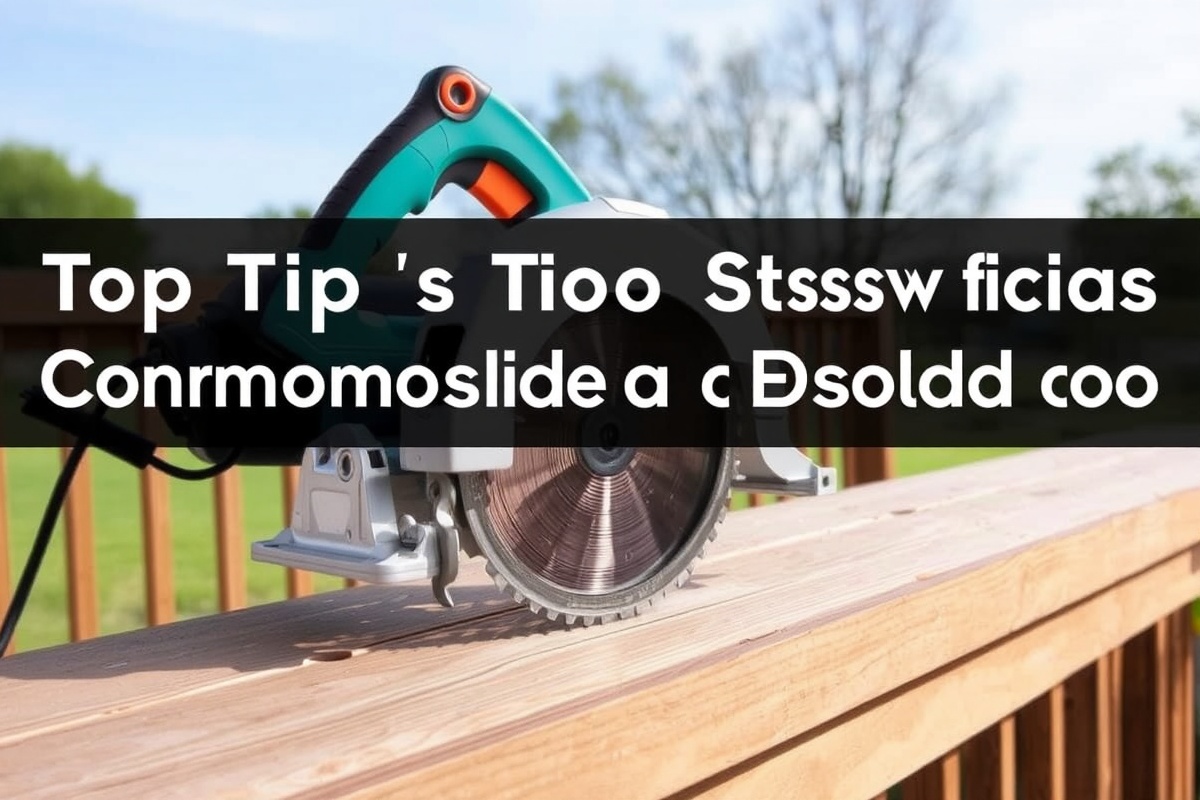 Top Tips for Using a Saw for Composite Decking Successfully