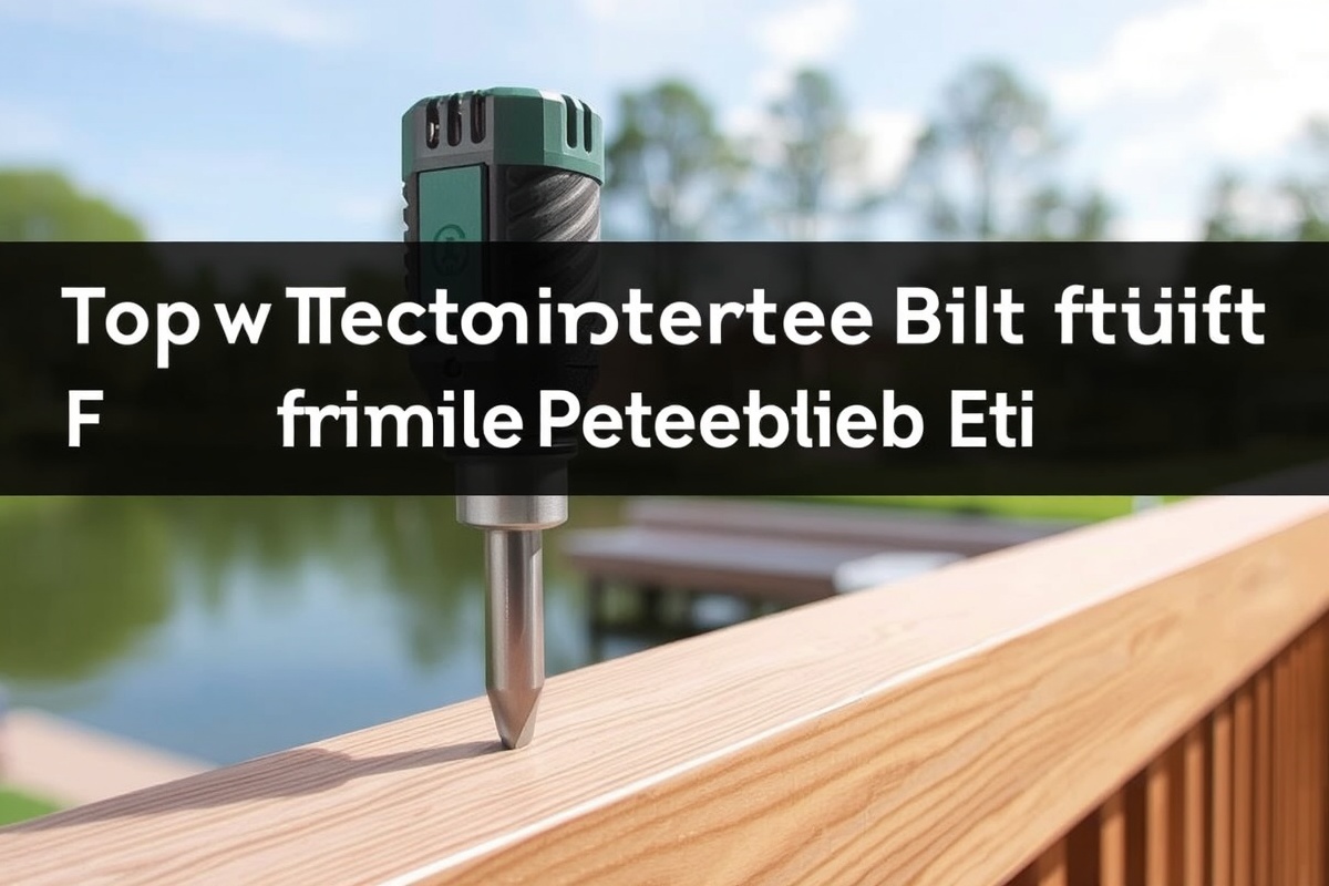 Top Tips for Using Countersink Bits on Composite Decking