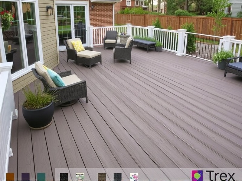 Top TREX Composite Deck Colors for a Modern Backyard Oasis