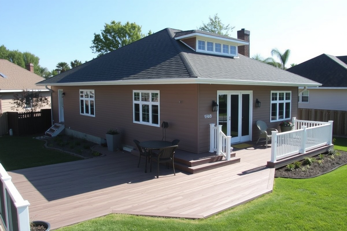 Transform Your Bungalow’s Exterior with Fiberon Composite Decking