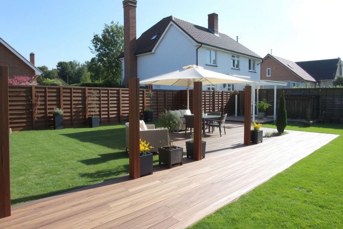 Transform Your Yard with WPC Decking Fencing