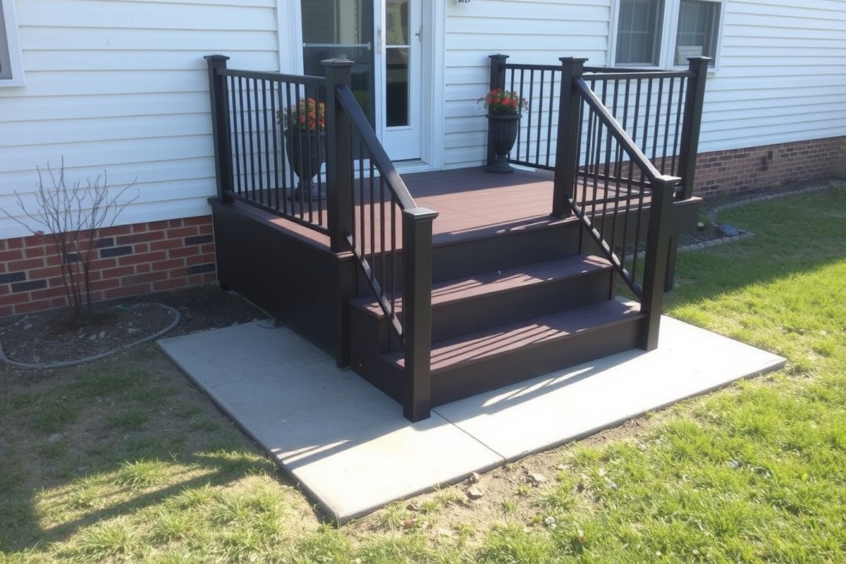 Transforming Your Entrance: Composite Decking Solutions for Concrete Steps