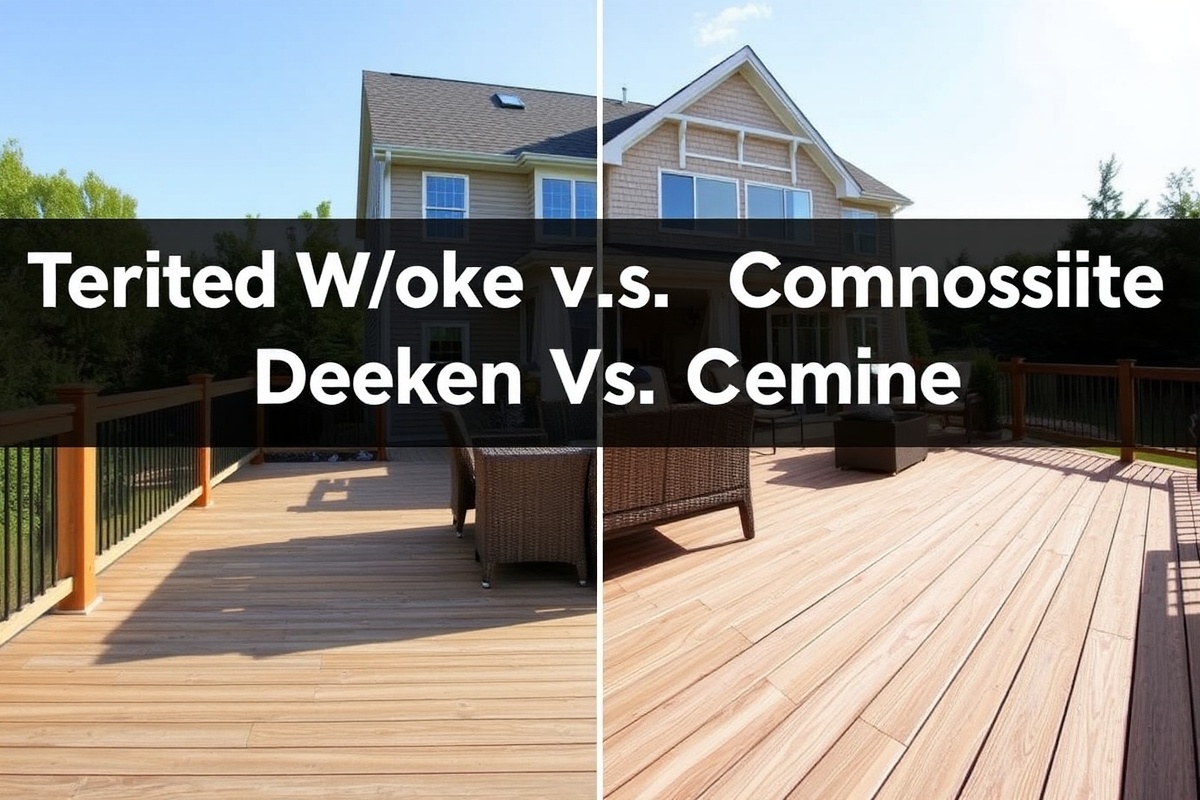 Treated Wood Decking vs. Composite: Which is Right for You?