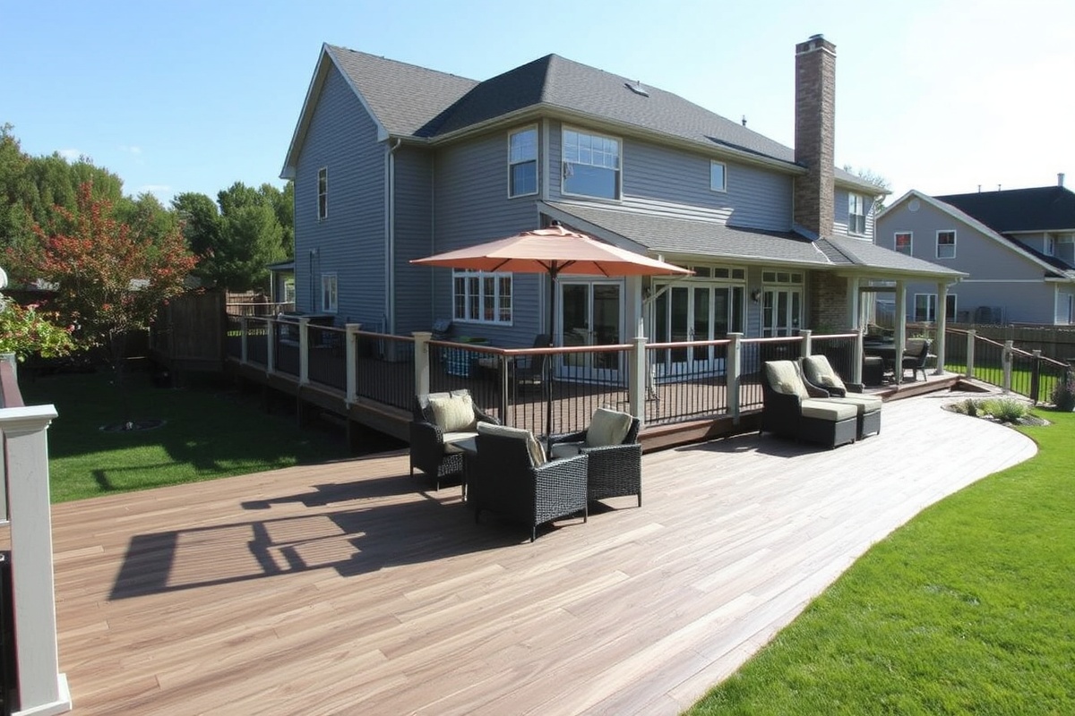 trex capped composite decking