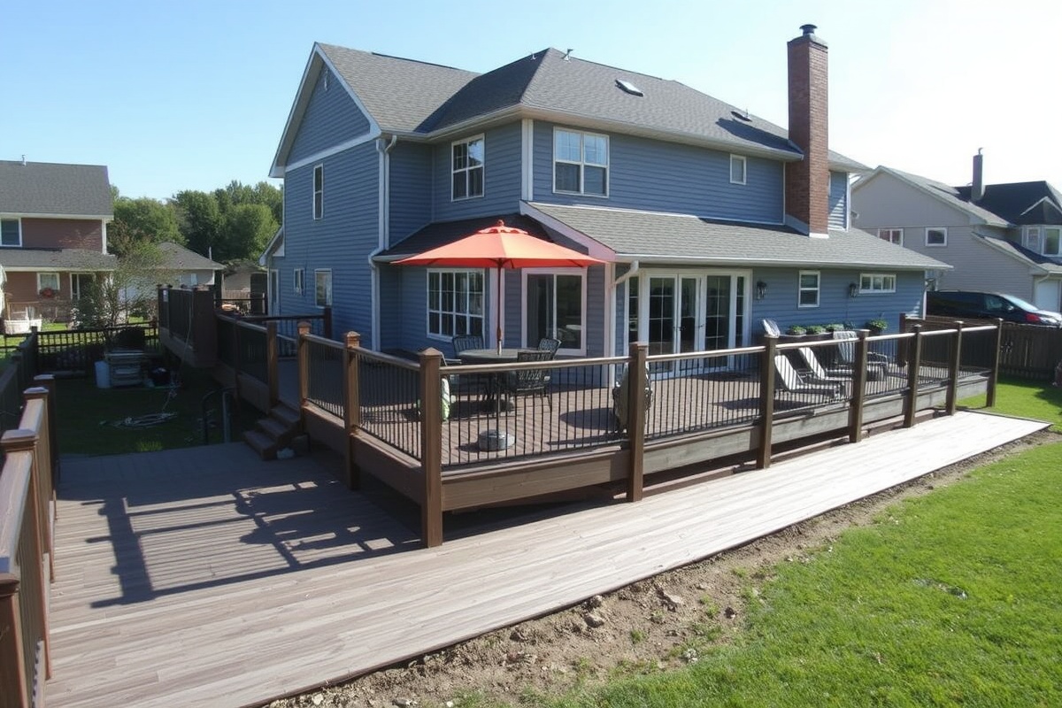 trex composite decking installation