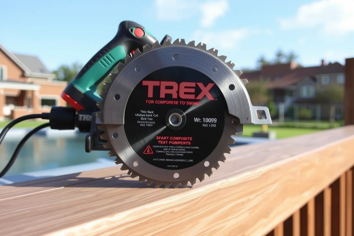 trex composite decking saw blade