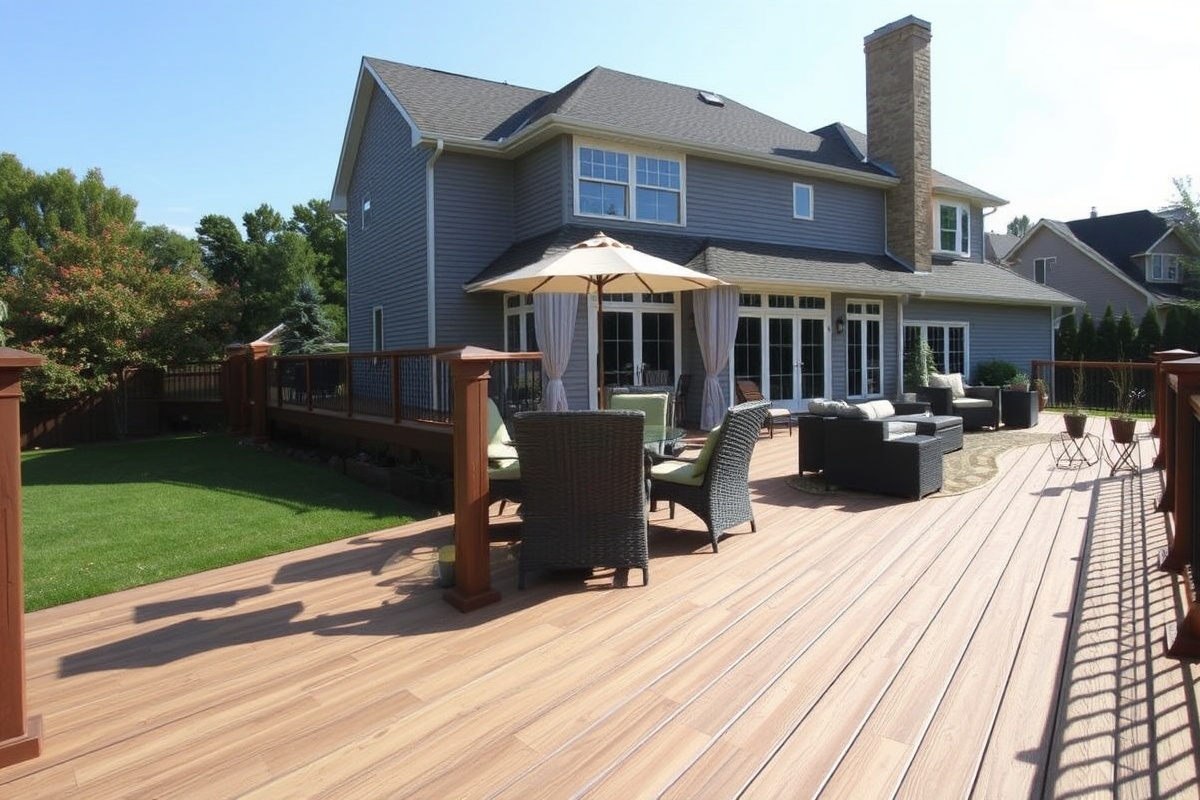 trex composite decking toasted sand