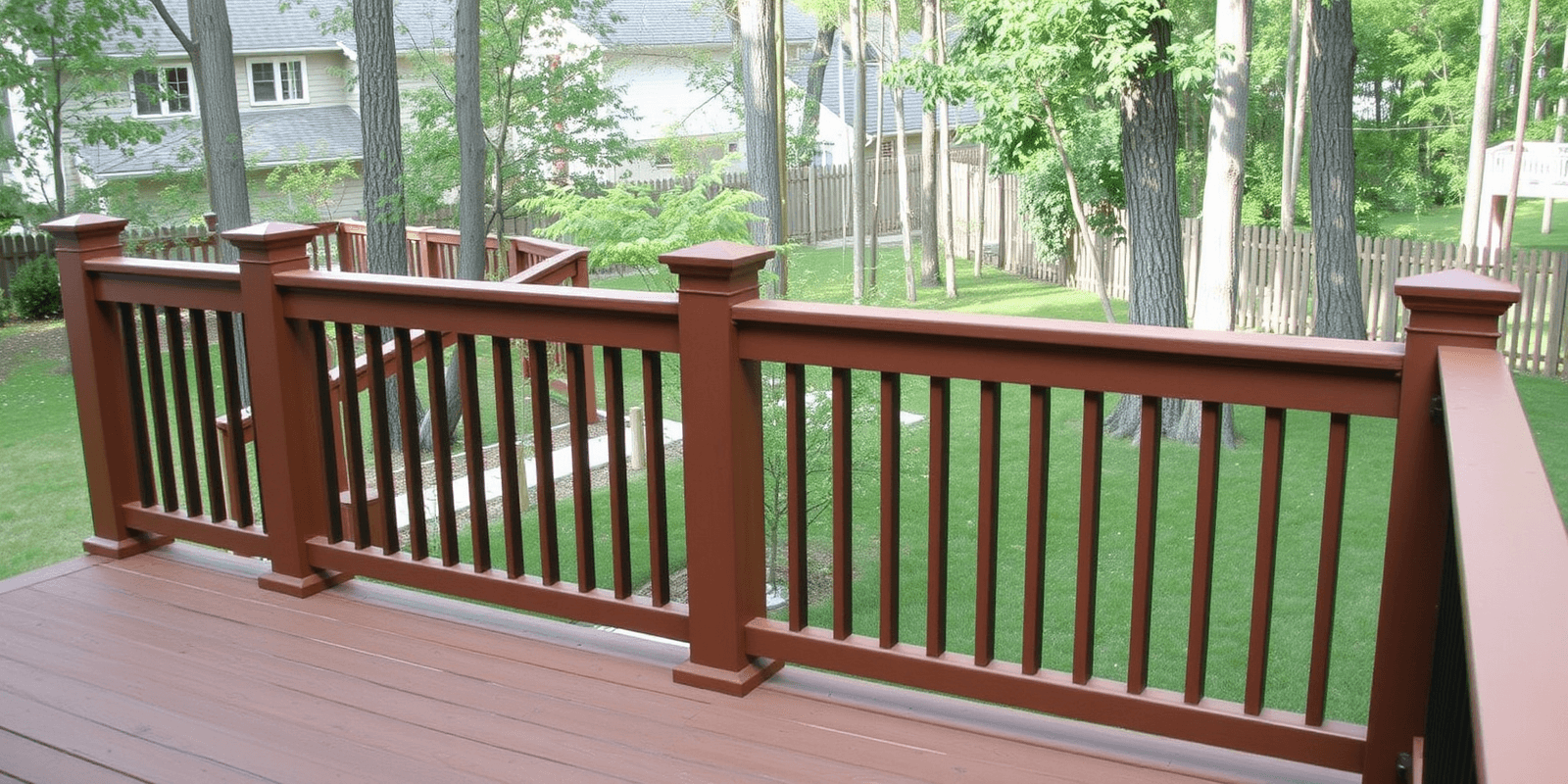 trex deck railing ideas