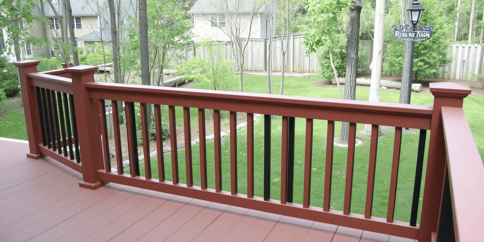 trex deck railings