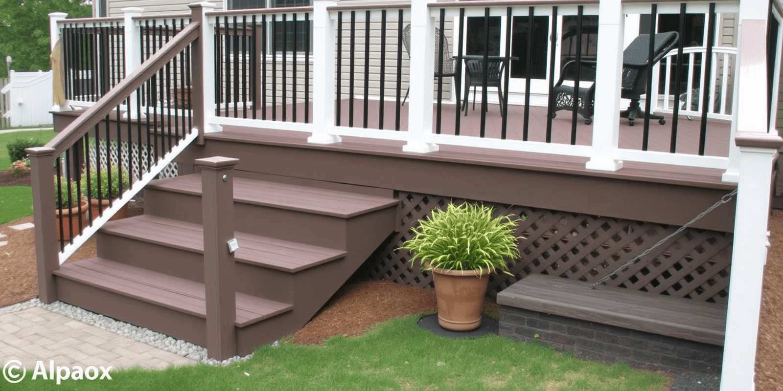 TREX Deck Stairs: Enhancing Your Deck's Functionality and Beauty