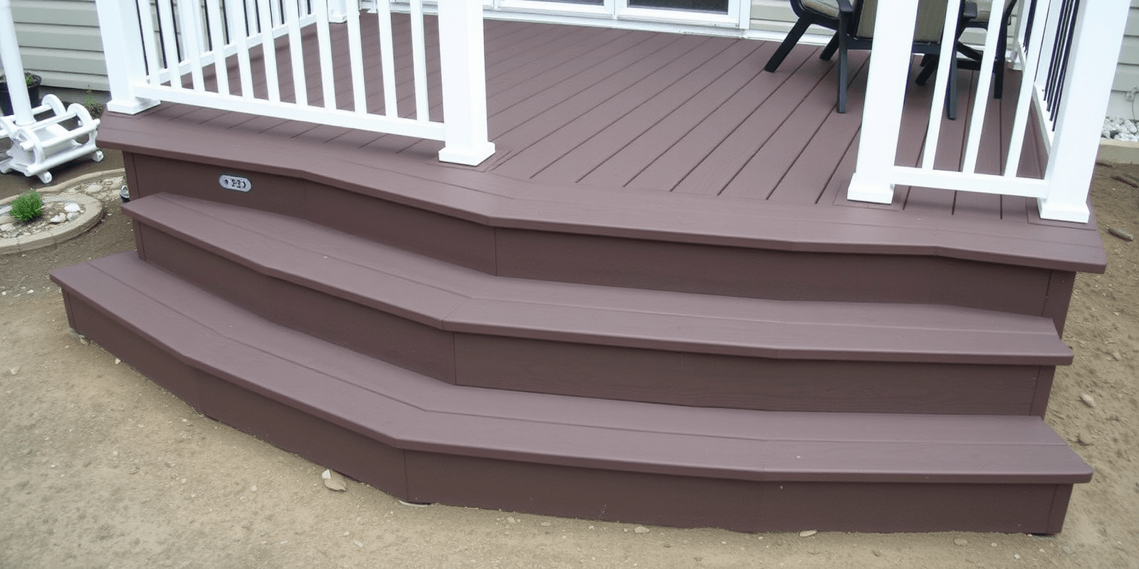 trex deck steps