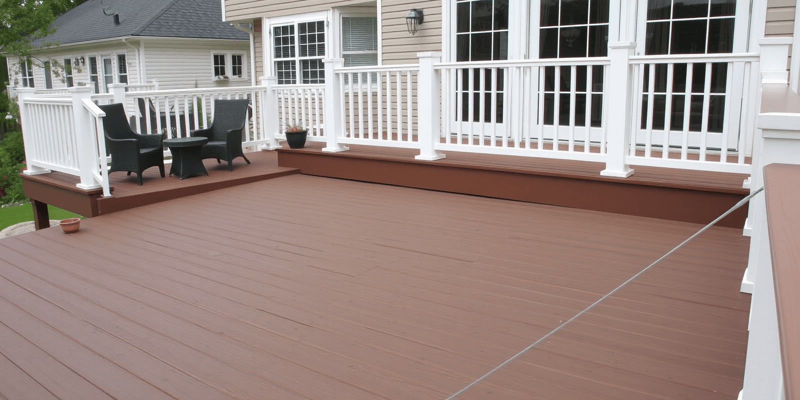 trex decking and railing