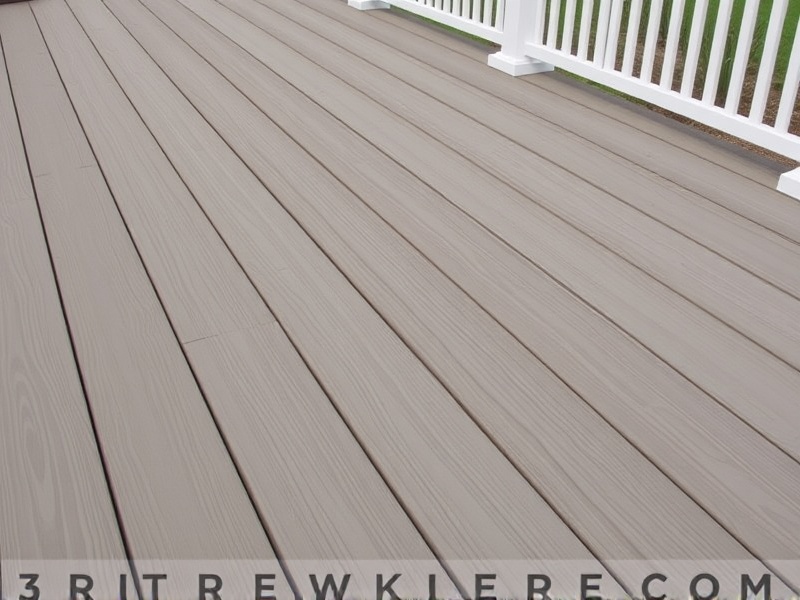 trex decking clam shell - composite deck board sample