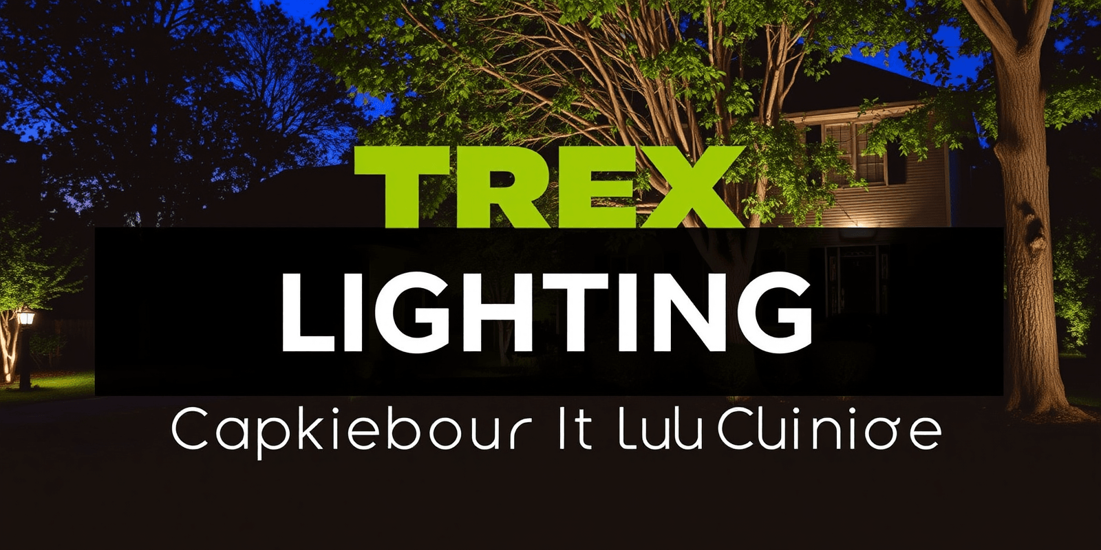 TREX Lighting: A Comprehensive Guide to Outdoor Illumination