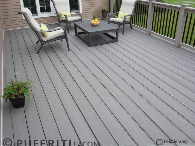 TREX Pebble Grey Composite Decking: A Low-Maintenance Outdoor Solution