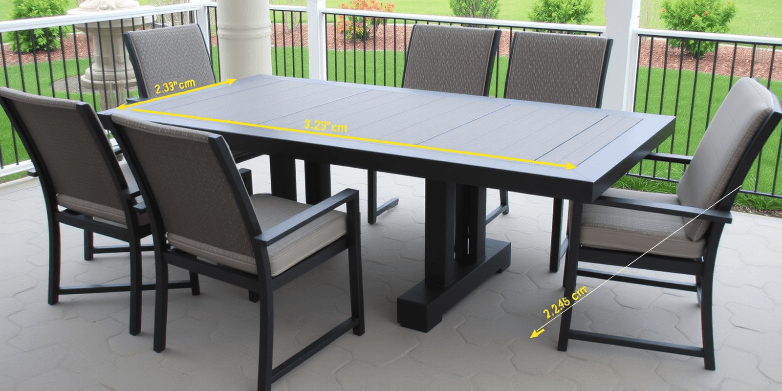 TREX Spacing Guidelines for Seamless Outdoor Dining Tables