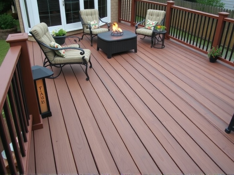 trex tiki torch composite decking