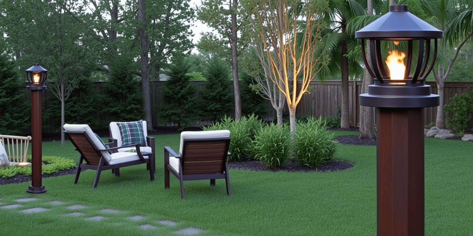 TREX Tiki Torches: Enhancing Outdoor Ambiance with Style and Functionality