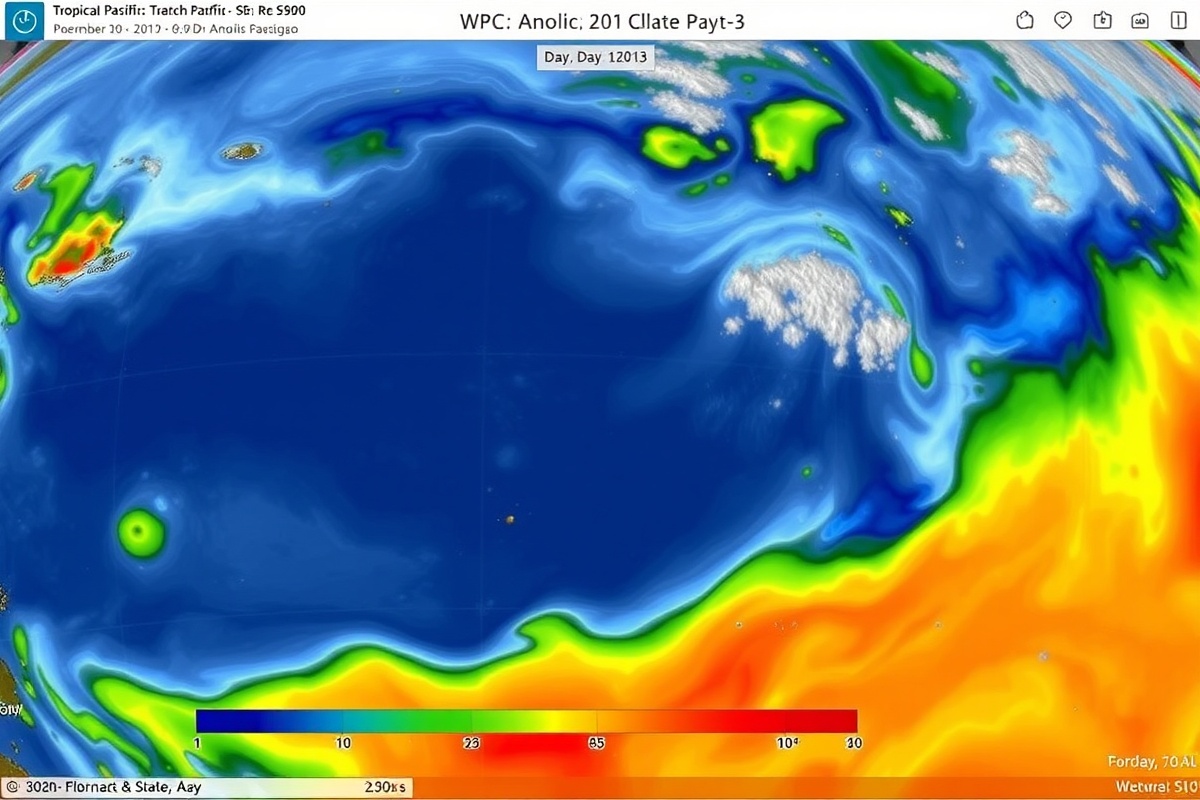 Tropical Pacific Climate Update: WPC Day 1-3 Analysis