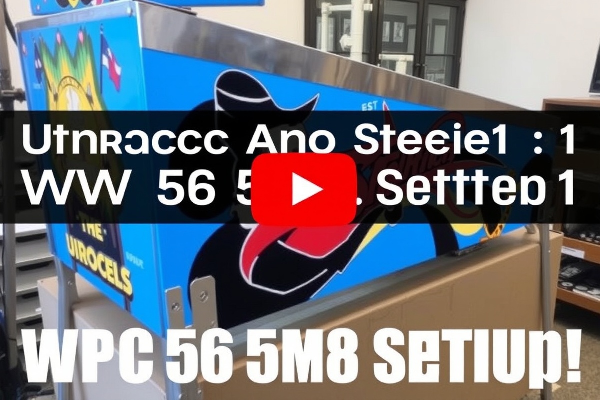 Unboxing and Setup: WPC 56 Series 1 Pinball Machine on YouTube