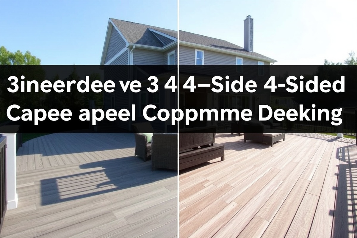 Understanding 3 Sided vs 4 Sided Capped Composite Decking: Key Differences