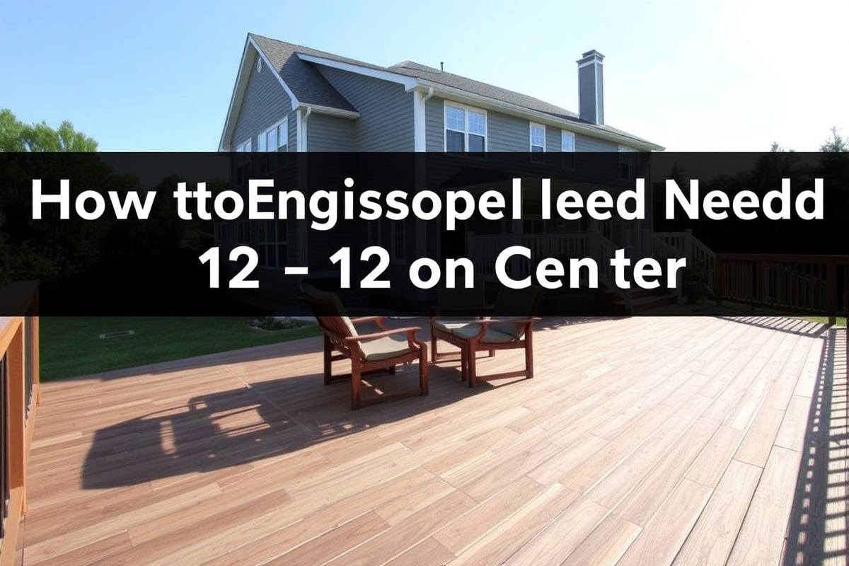 Understanding Composite Deck Spacing: 12 Inches On Center Explained