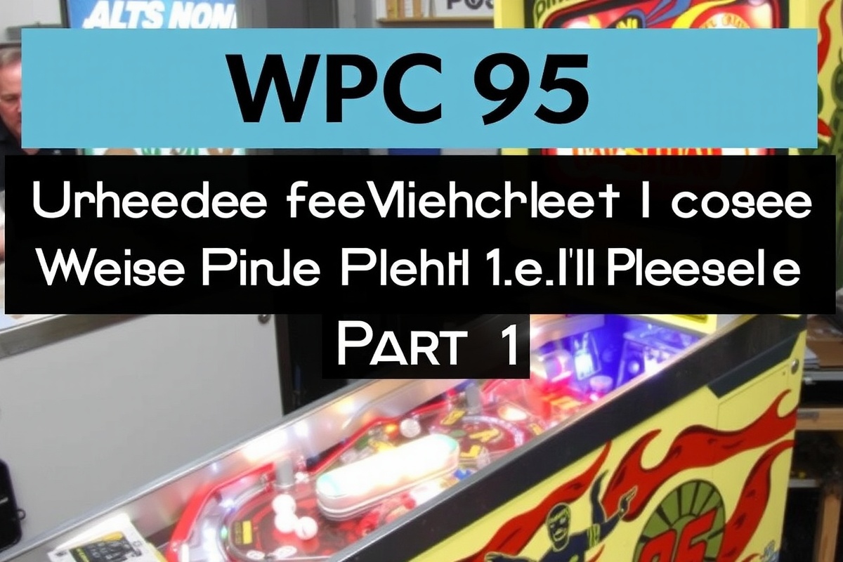 Understanding the Mechanics of WPC 95 Pinball: Part 1