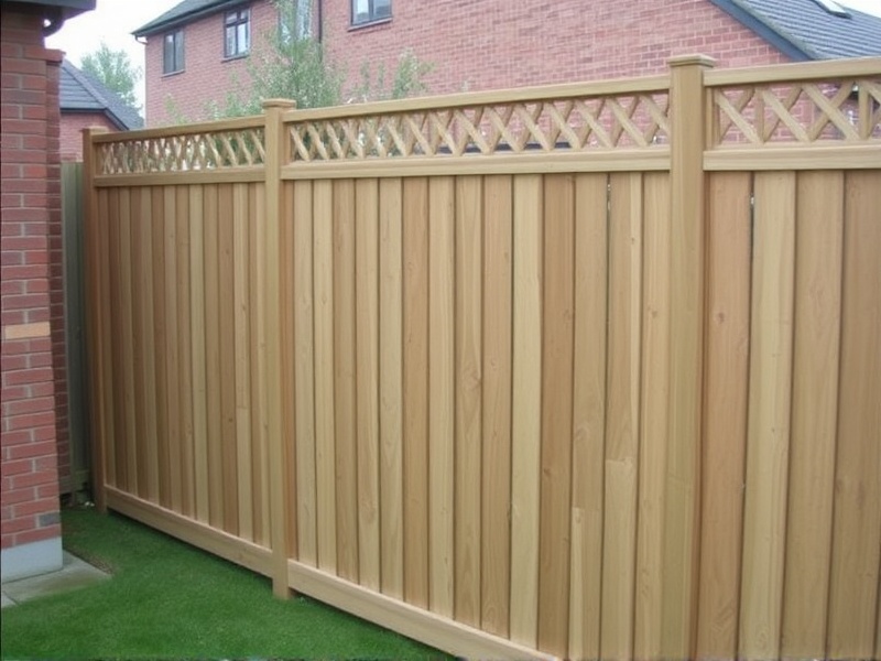 vertical composite fencing