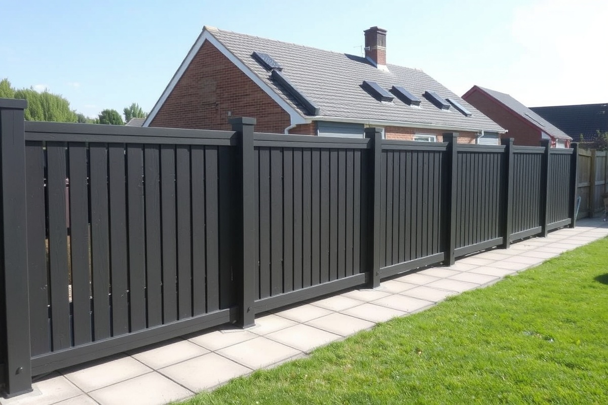 vidaxl wpc fence panels