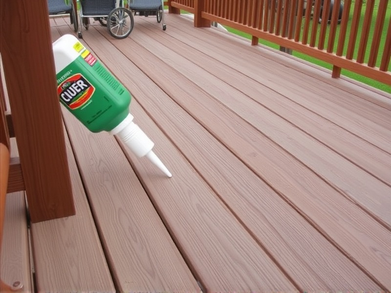 what glue for composite decking