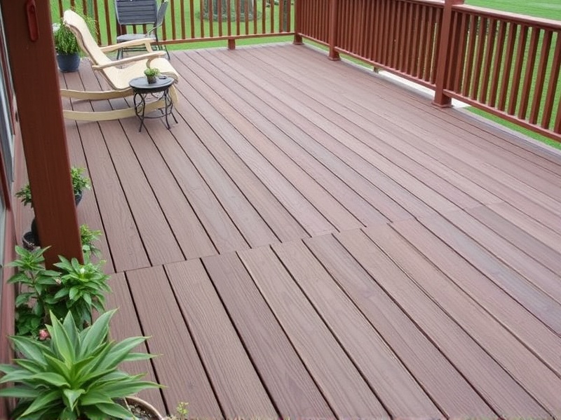 who makes polyethylene composite decking material