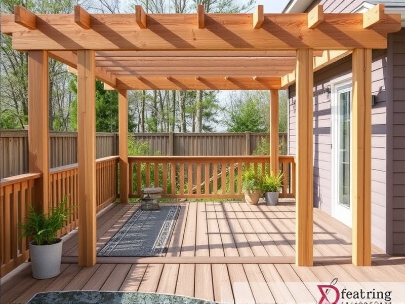 wood frame for composite decking