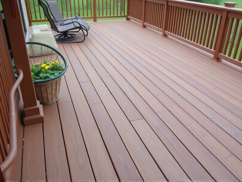 wood look composite decking