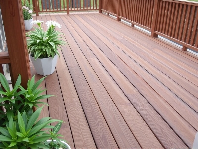 wood plastic composite decking