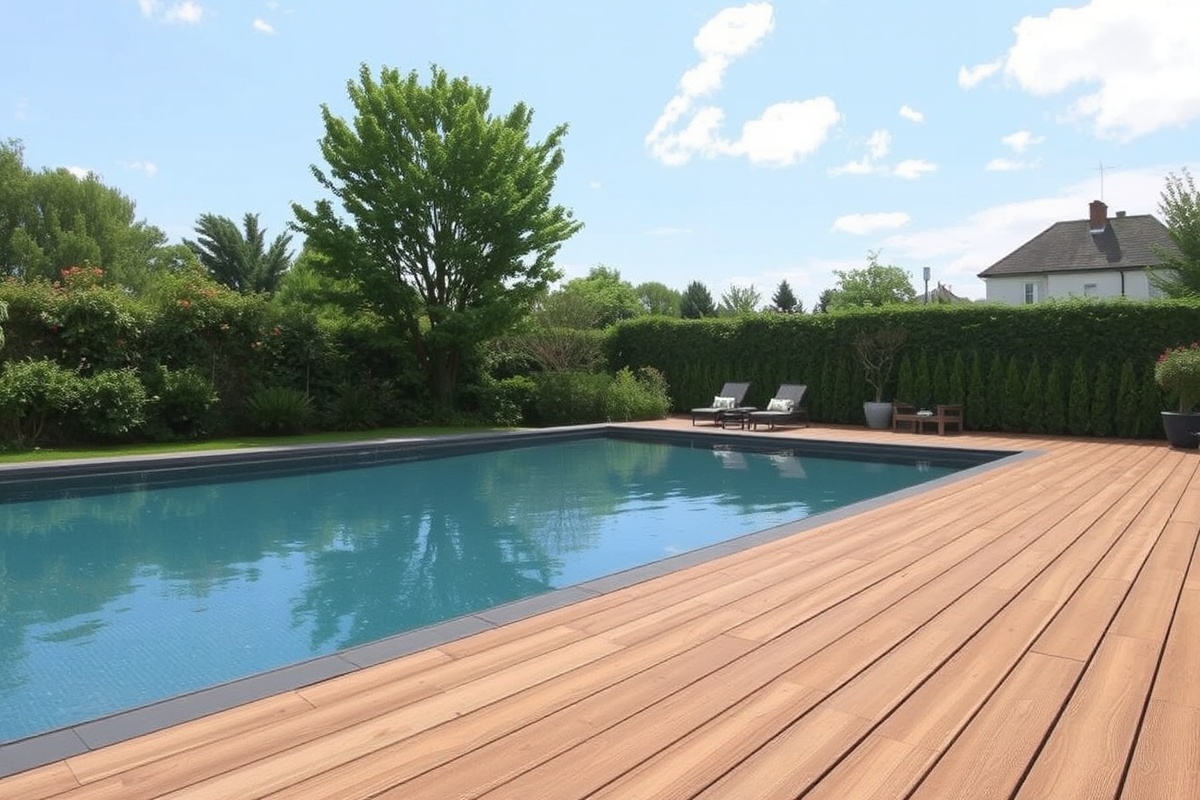 wood plastic composite decking tiles