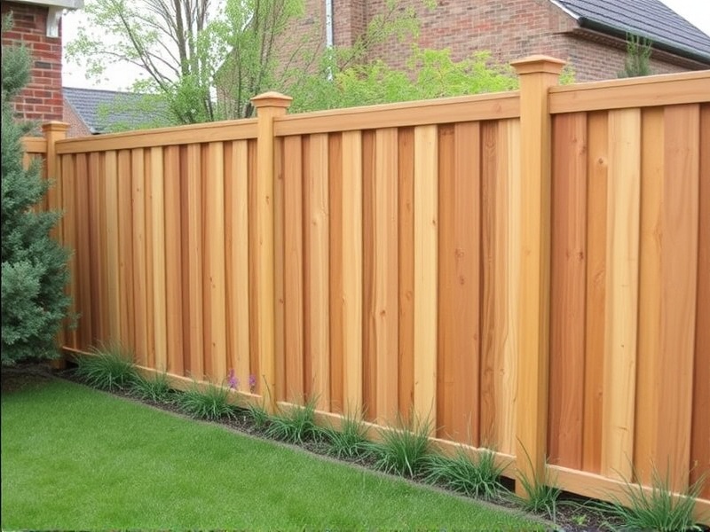 wood plastic composite fence