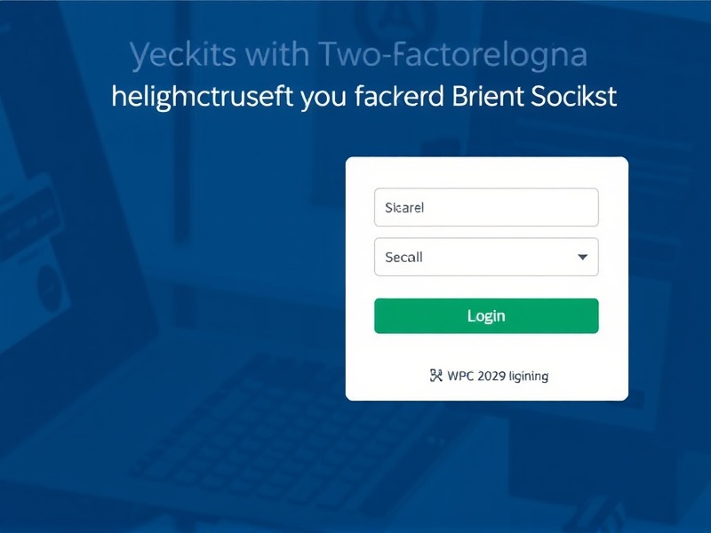 WPC 2029 Login: Enhancing Security with Two-Factor Authentication