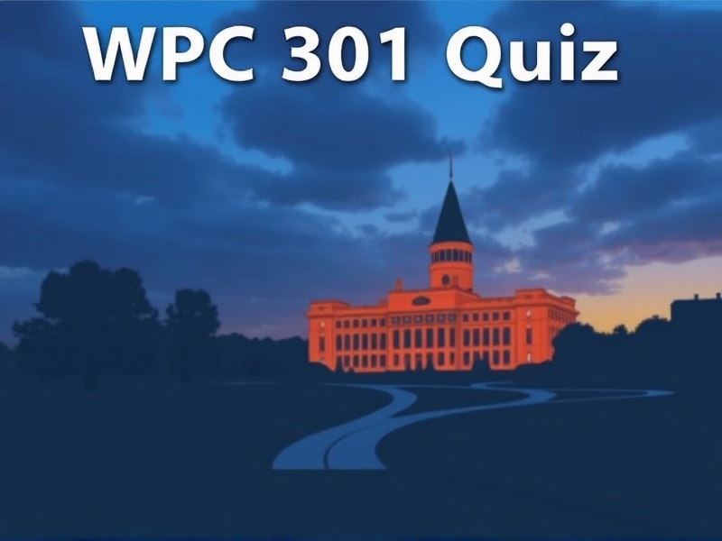 wpc 301 quiz 4 quizlet